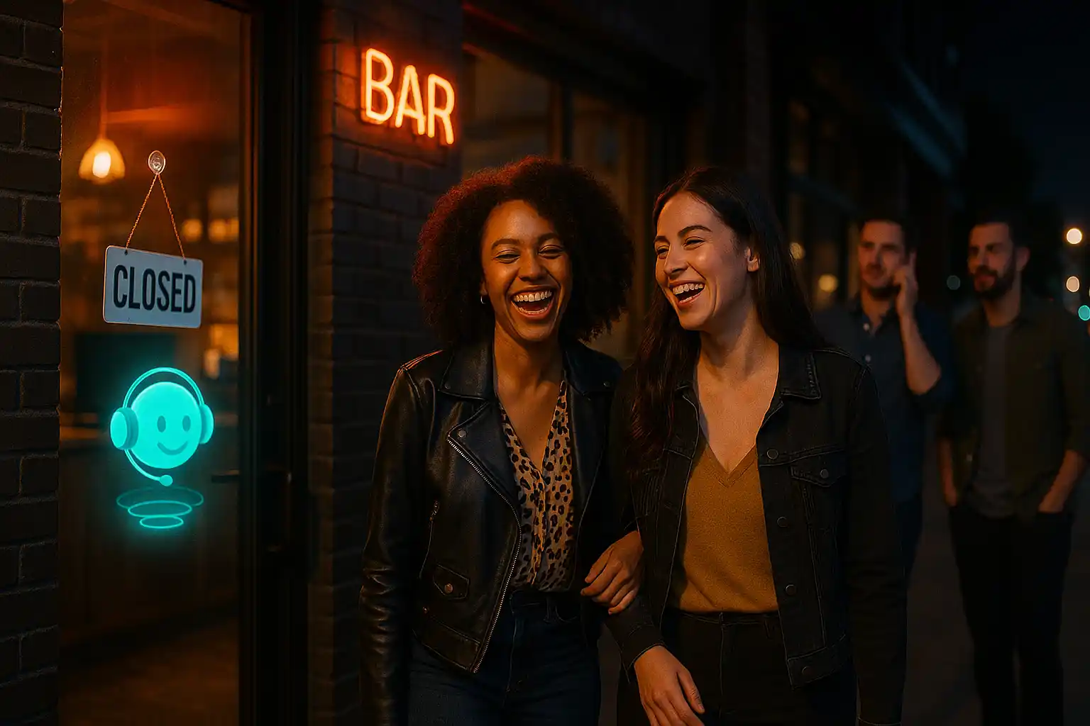 AI Receptionist Illustration